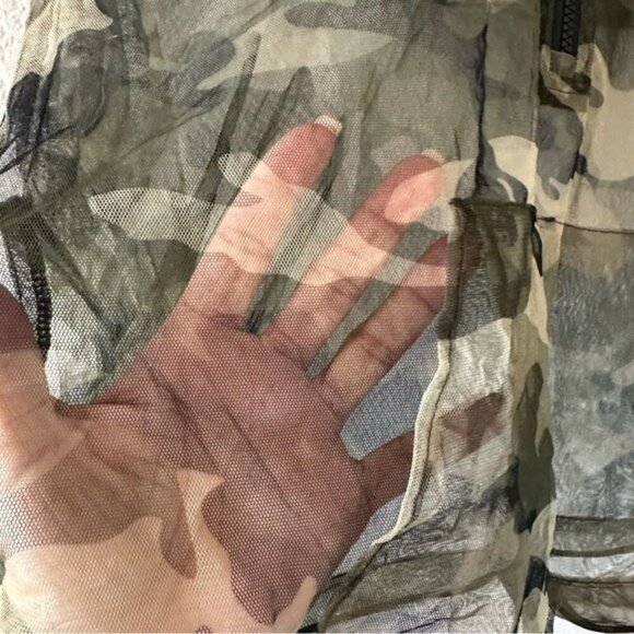 Camo Mesh Jacket XL Trailblazer Adventurecore Athleisure Lightweight Layer - Picture 6 of 12